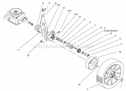 Part Location Diagram of 302-56 Toro Fitting-grease